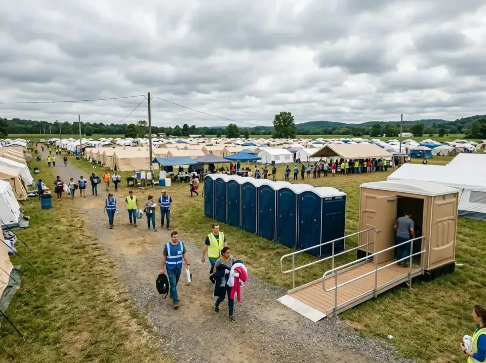 disaster-relief-camp-restrooms-010 — frequently asked questions, Dumpster & Portable Bathrooms Rental in Fountain, CO